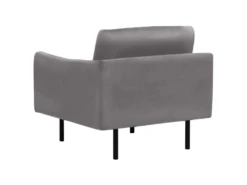 Fauteuil En Velours Gris VINTERBRO -Fauteuil Boutique fauteuil 16214865