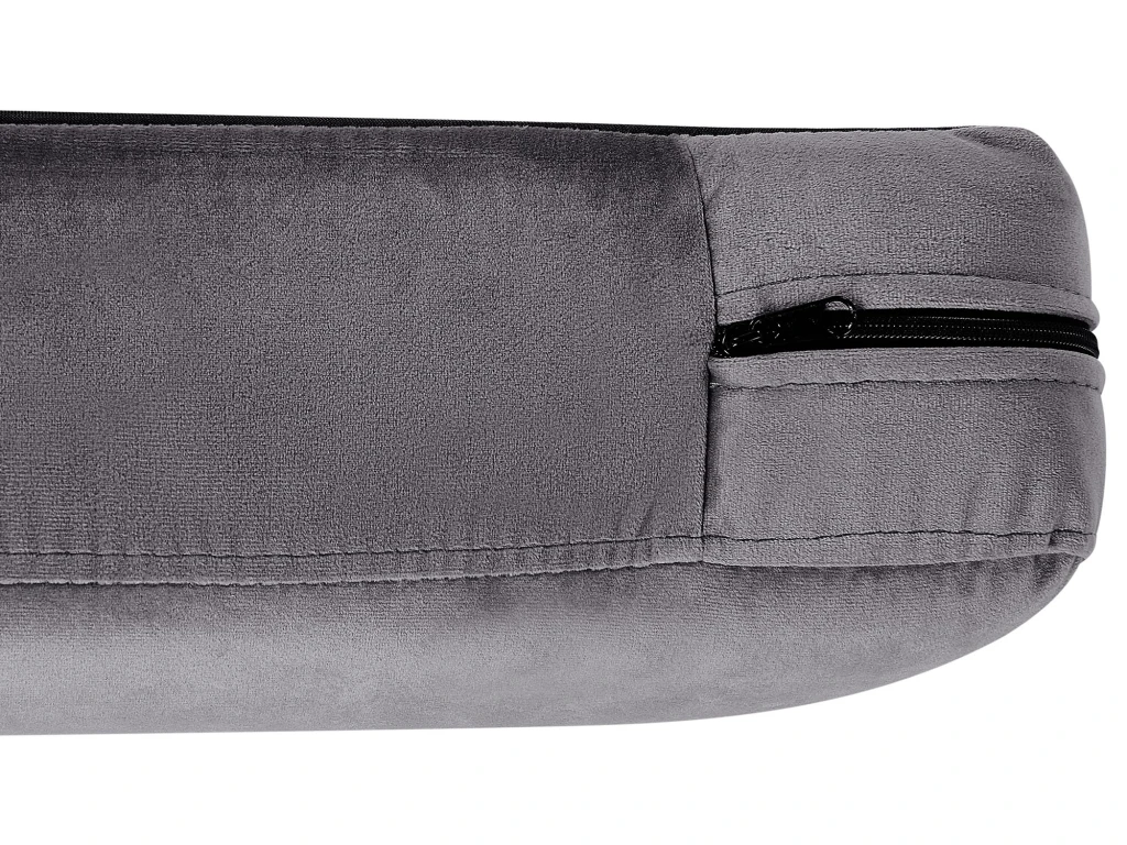 Fauteuil En Velours Gris VIETAS 8 Fauteuil En Velours Gris VIETAS – Image 8