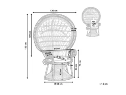 Fauteuil En Rotin Clair EMMANUELLE -Fauteuil Boutique fauteuil 16215939
