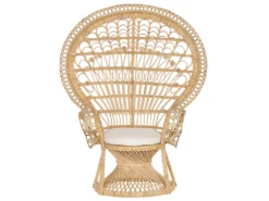 Fauteuil En Rotin Clair EMMANUELLE -Fauteuil Boutique fauteuil 16215945