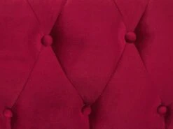 Fauteuil En Velours Rouge Foncé CHESTERFIELD -Fauteuil Boutique fauteuil 16216089