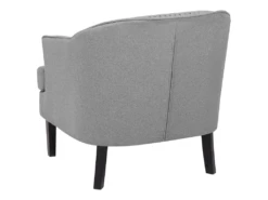 Fauteuil En Tissu Tapissé Gris ELVERUM -Fauteuil Boutique fauteuil 16443803