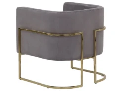 Fauteuil Club En Velours Gris SIRKKA -Fauteuil Boutique fauteuil 16683525