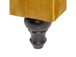 Fauteuil En Velours Jaune Moutarde CHESTERFIELD -Fauteuil Boutique fauteuil 16685593