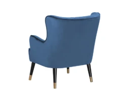 Fauteuil En Velours Bleu VARBERG -Fauteuil Boutique fauteuil 16686019
