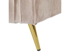 Fauteuil En Velours Taupe VIETAS -Fauteuil Boutique fauteuil 16686789