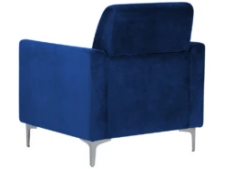 Fauteuil En Velours Bleu Marine FENES -Fauteuil Boutique fauteuil 17469503