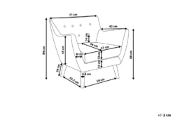 Fauteuil En Velours Bleu Marine DRAMMEN 11 Fauteuil En Velours Bleu Marine DRAMMEN -Fauteuil Boutique fauteuil 17469525