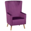 Fauteuil Bergère Violet ONEIDA