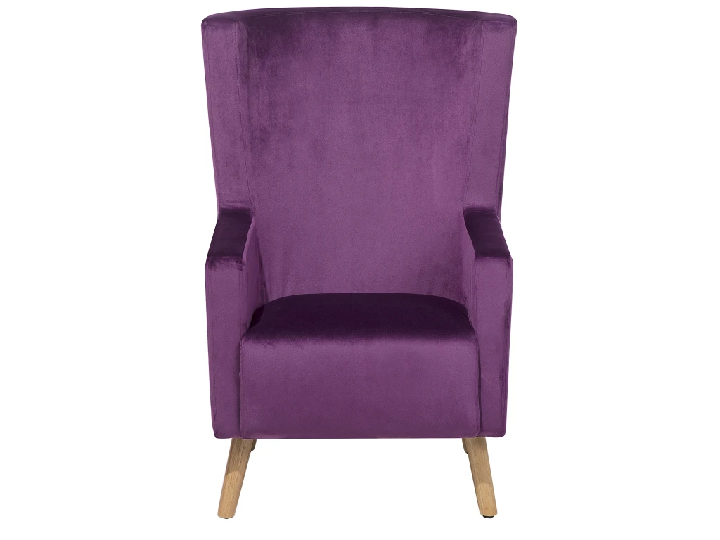 Fauteuil Bergère Violet ONEIDA 4 Fauteuil Bergère Violet ONEIDA – Image 4