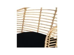 Fauteuil Rotin Naturel/Métal - PAVY -Fauteuil Boutique fauteuil 17636711