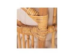 Fauteuil à Accoudoirs Avec Coussins Rotin - TEBIGY -Fauteuil Boutique fauteuil 17789557