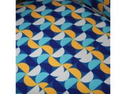 Fauteuil Pour Salon Klee, 62 X 60 X 60 Cm, Coton Et Bois, Bleu, Jaune Et Blanc 10 Fauteuil Pour Salon Klee, 62 X 60 X 60 Cm, Coton Et Bois, Bleu, Jaune Et Blanc -Fauteuil Boutique fauteuil 18047629