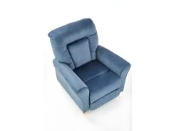 Fauteuil Inclinable 79-103 X 91 X 92-162 Cm - Bleu Foncé -Fauteuil Boutique fauteuil 18837187