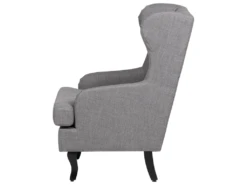 Fauteuil En Tissu Tapissé Gris ALTA -Fauteuil Boutique fauteuil 19099085