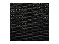 Fauteuil En Rotin Noir Et Bois D'Acajou H 82 Cm -Fauteuil Boutique fauteuil 19147427