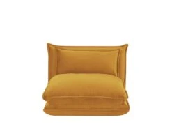 Nala - Chauffeuse Convertible 1 Place En Velours - Couleur - Jaune Moutarde 13 Nala - Chauffeuse Convertible 1 Place En Velours - Couleur - Jaune Moutarde -Fauteuil Boutique fauteuil 19151445