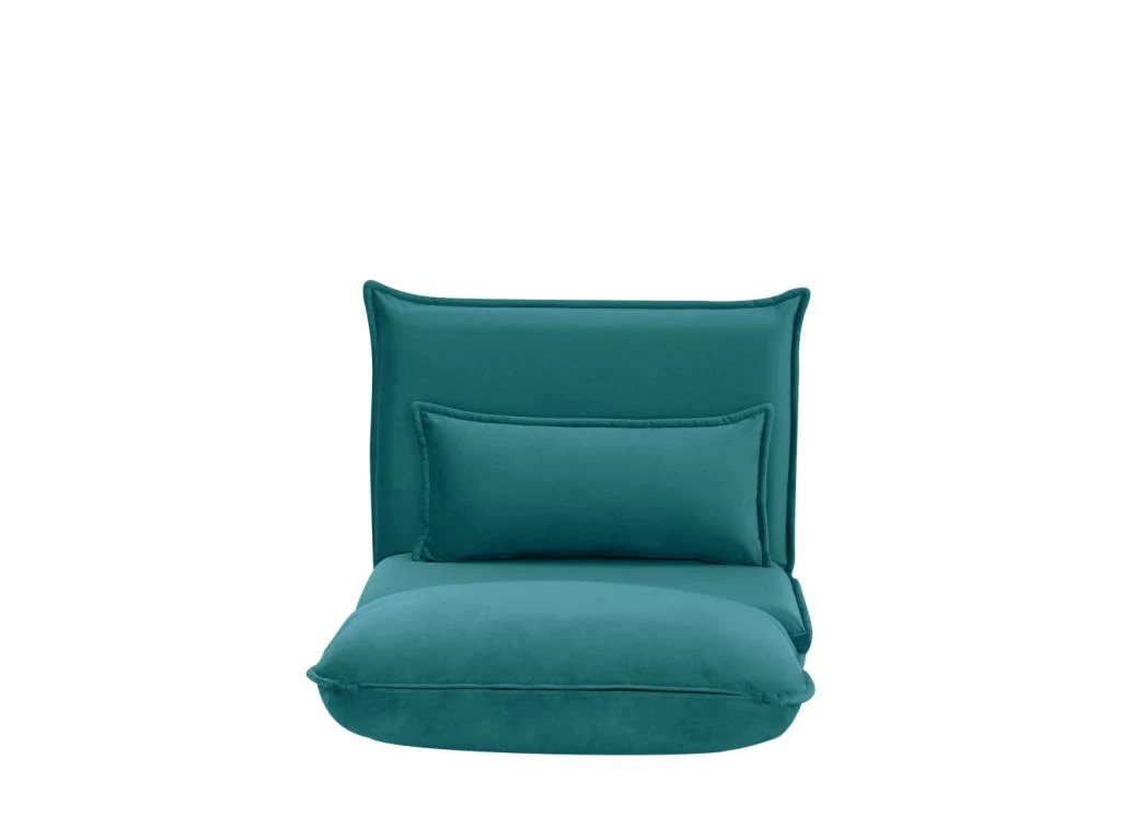 Nala - Chauffeuse Convertible 1 Place En Velours - Couleur - Bleu Canard 8 Nala - Chauffeuse Convertible 1 Place En Velours - Couleur - Bleu Canard – Image 8