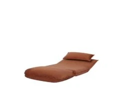 Nala - Chauffeuse Convertible 1 Place En Velours - Couleur - Rouille -Fauteuil Boutique fauteuil 19550179