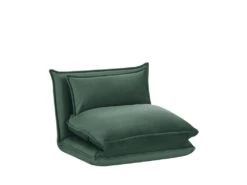 Nala - Chauffeuse Convertible 1 Place En Velours - Couleur - Vert Forêt