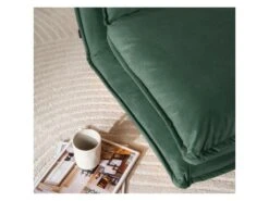 Nala - Chauffeuse Convertible 1 Place En Velours - Couleur - Vert Forêt -Fauteuil Boutique fauteuil 19550187