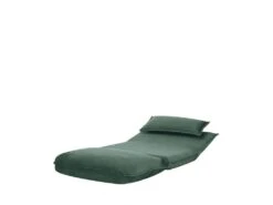 Nala - Chauffeuse Convertible 1 Place En Velours - Couleur - Vert Forêt -Fauteuil Boutique fauteuil 19550189