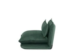Nala - Chauffeuse Convertible 1 Place En Velours - Couleur - Vert Forêt -Fauteuil Boutique fauteuil 19550193