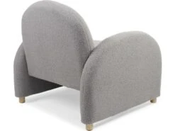 Fauteuil Club Bowie Tissu Bouclette Gris -Fauteuil Boutique fauteuil 21151655
