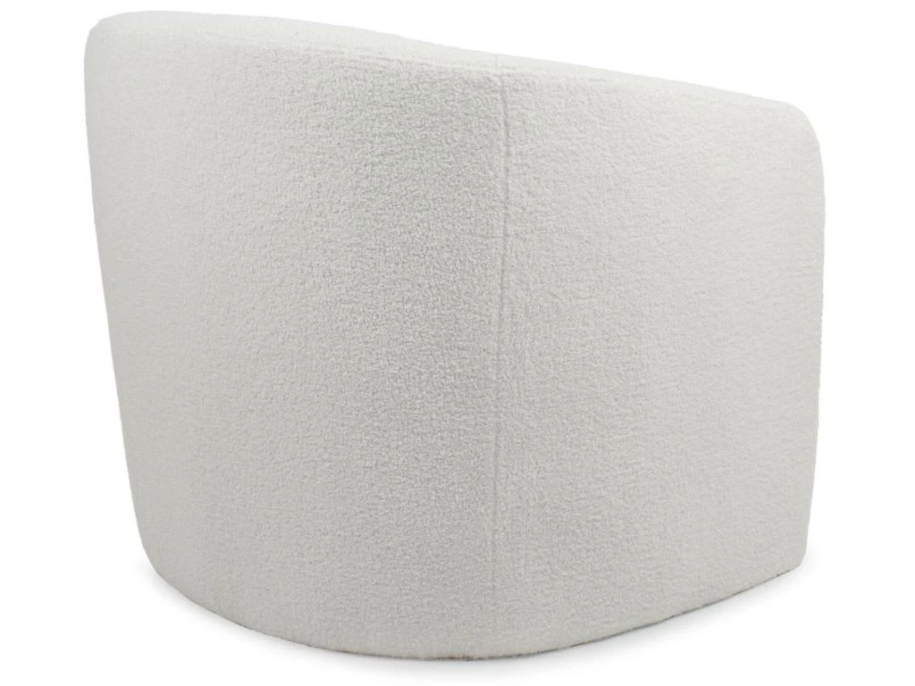 Fauteuil Arrondi Ferryl Tissu Bouclette Blanc 3 Fauteuil Arrondi Ferryl Tissu Bouclette Blanc – Image 3