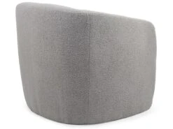 Fauteuil Arrondi Ferryl Tissu Bouclette Gris -Fauteuil Boutique fauteuil 21151677