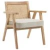 Fauteuil Cannage LARIDA Beige