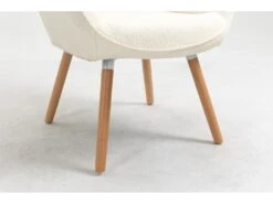 Fauteuil Relax Scandinave En Tissu Bouclette,kas -Fauteuil Boutique fauteuil 22028497