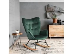 Fauteuil à Bascule Rocking Chair Scandinave,epping