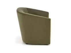 Fauteuil Design En Tissu Velours 77 X 72 X 71 Cm - Vert -Fauteuil Boutique fauteuil 22213345