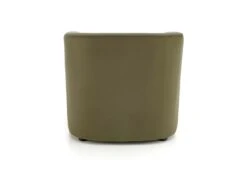 Fauteuil Design En Tissu Velours 77 X 72 X 71 Cm - Vert -Fauteuil Boutique fauteuil 22213353