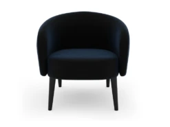 Fauteuil Tissu Velours Bleu Nuit -Fauteuil Boutique fauteuil 22249669