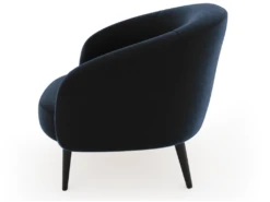 Fauteuil Tissu Velours Bleu Nuit -Fauteuil Boutique fauteuil 22249673
