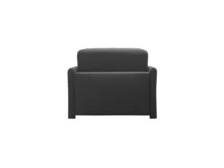 XENON Fauteuil Convertible 1 Place Noir Matelas Dunlopillo 80cm -Fauteuil Boutique fauteuil 22397855