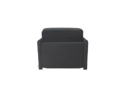 XENON Fauteuil Convertible 1 Place Gris Anthracite Matelas Dunlopillo 80cm -Fauteuil Boutique fauteuil 22397875