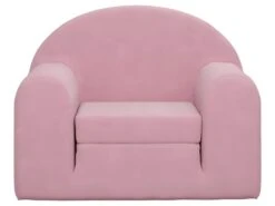 Canapé-lit Pour Enfants Rose Peluche Douce 10 Canapé-lit Pour Enfants Rose Peluche Douce -Fauteuil Boutique fauteuil 22409075