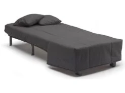 Canapé Dabargi, Canapé Simple, 100% Made In Italy, Fauteuil De Salon Avec Ouverture Trolley, En Tissu Matelassé, Avec Oreillers Inclus, Cm 85x90h85, Gris -Fauteuil Boutique fauteuil 22931597