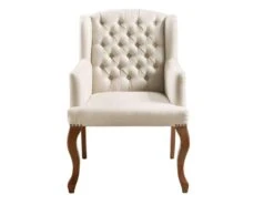 Fauteuil Bergère En Tissu PARUNA - Beige -Fauteuil Boutique fauteuil 230619