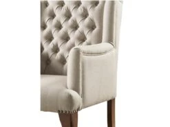 Fauteuil Bergère En Tissu PARUNA - Beige -Fauteuil Boutique fauteuil 230621