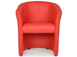 Fauteuil Cabriolet En Simili RANIN - Rouge 10 Fauteuil Cabriolet En Simili RANIN - Rouge -Fauteuil Boutique fauteuil 294301
