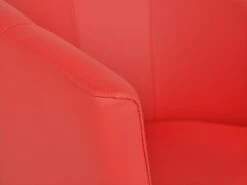 Fauteuil Cabriolet En Simili RANIN - Rouge 12 Fauteuil Cabriolet En Simili RANIN - Rouge -Fauteuil Boutique fauteuil 294307