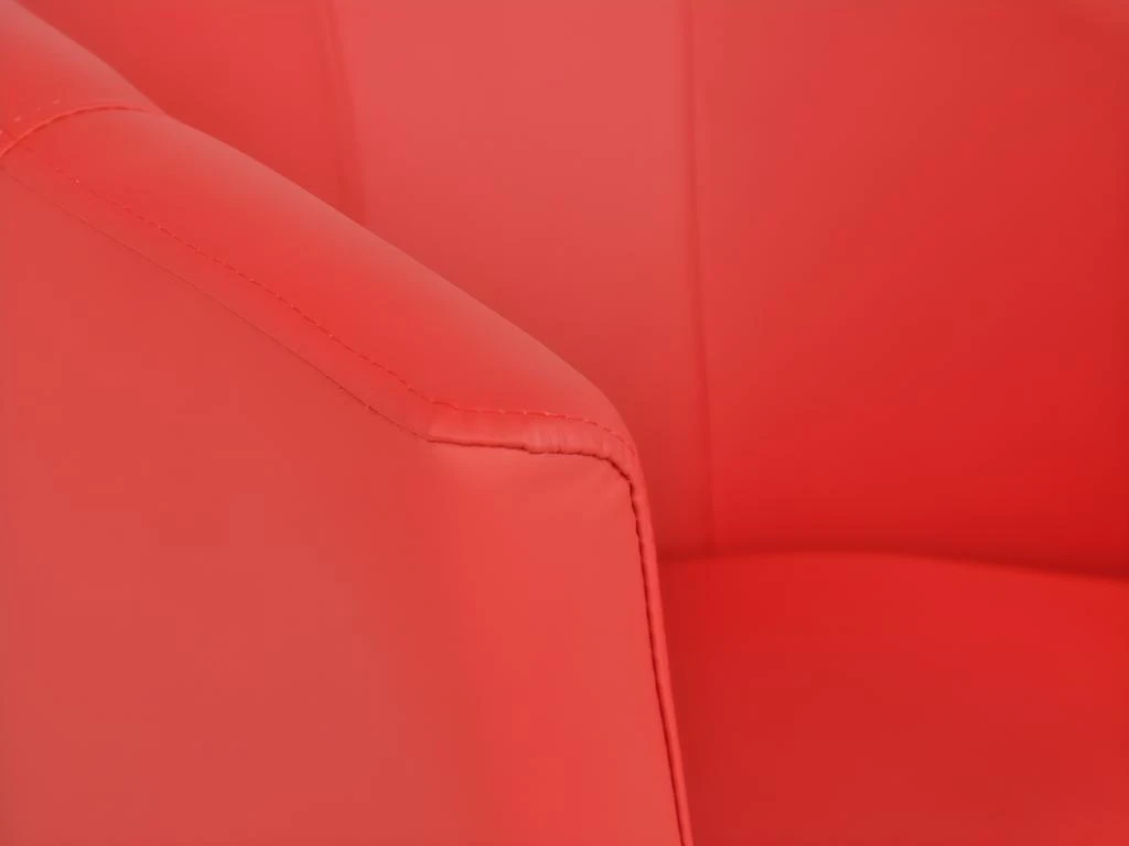 Fauteuil Cabriolet En Simili RANIN - Rouge 5 Fauteuil Cabriolet En Simili RANIN - Rouge – Image 5