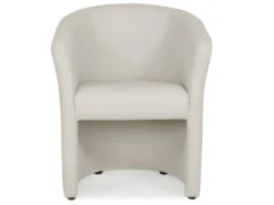 Fauteuil Cabriolet En Simili RANIN - Crème -Fauteuil Boutique fauteuil 294309