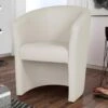 Fauteuil Cabriolet En Simili RANIN - Crème