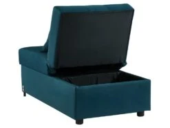Fauteuil Convertible En Tissu LESNA - Bleu Canard 13 Fauteuil Convertible En Tissu LESNA - Bleu Canard -Fauteuil Boutique fauteuil 316083