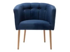 Fauteuil Cabriolet En Tissu GRAPE - Bleu -Fauteuil Boutique fauteuil 368979